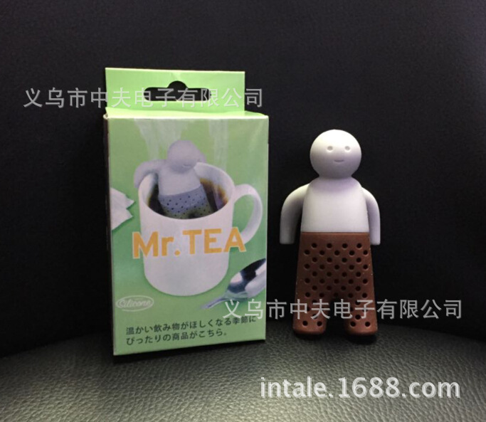 Mr. Tea infuser Mr. Bath Man infuser Tea strainer Tea bag Specification drawing