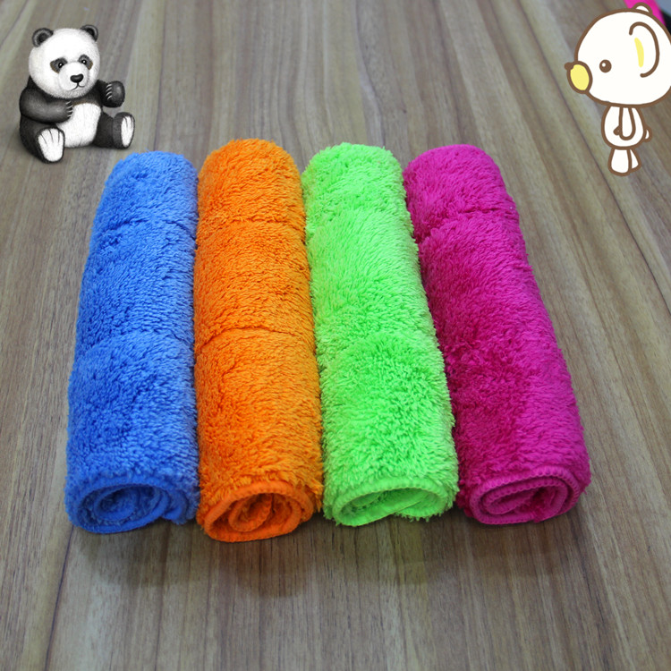 Towel factory direct coral velvet double thickened long velvet duster soft skin absorbent towel thumbnail