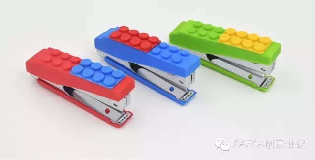Innovative products LEGO blocks book DIY mini stapler silicone book full figure