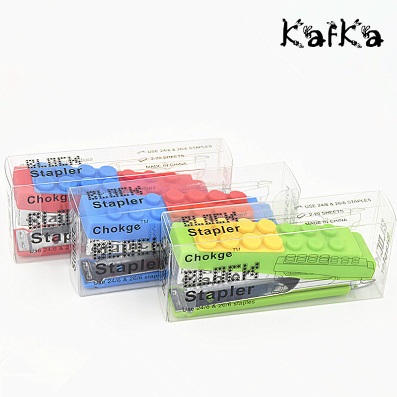 Building Block Stapler LEGO LEGO Puzzle Stapler Creative Mini stapler