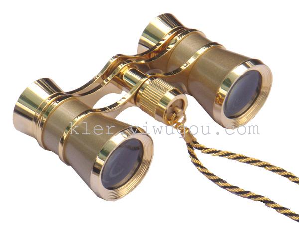 Chapado en oro blanco con cadena para ver el drama espejo 3X25 para las mujeres regalo telescopio Specification image