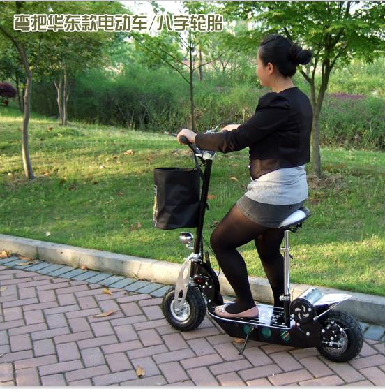 Lys-010-1 36V12A 500W electric trolley with brushed seat details Picture