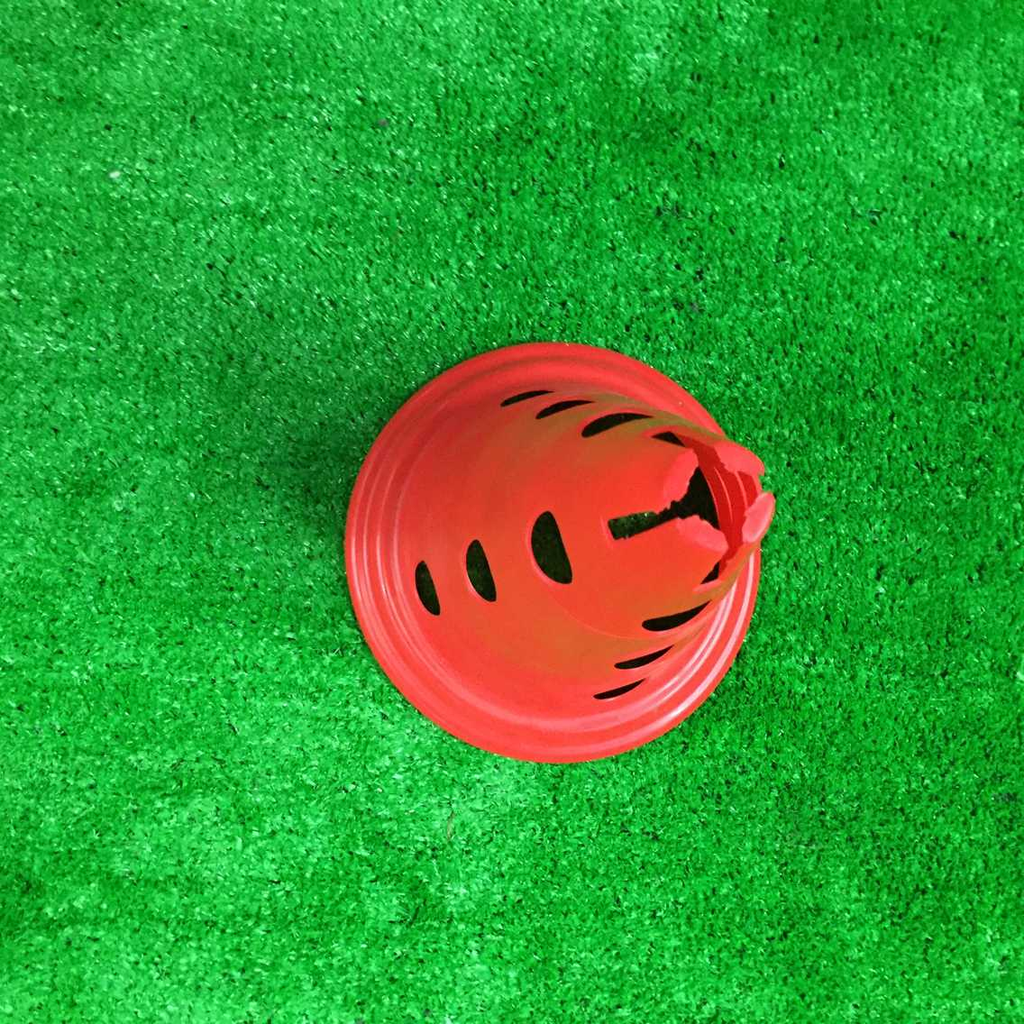 生产足球训练标志桶/30/50cm带孔宝塔路障 标志物雪糕筒细节图