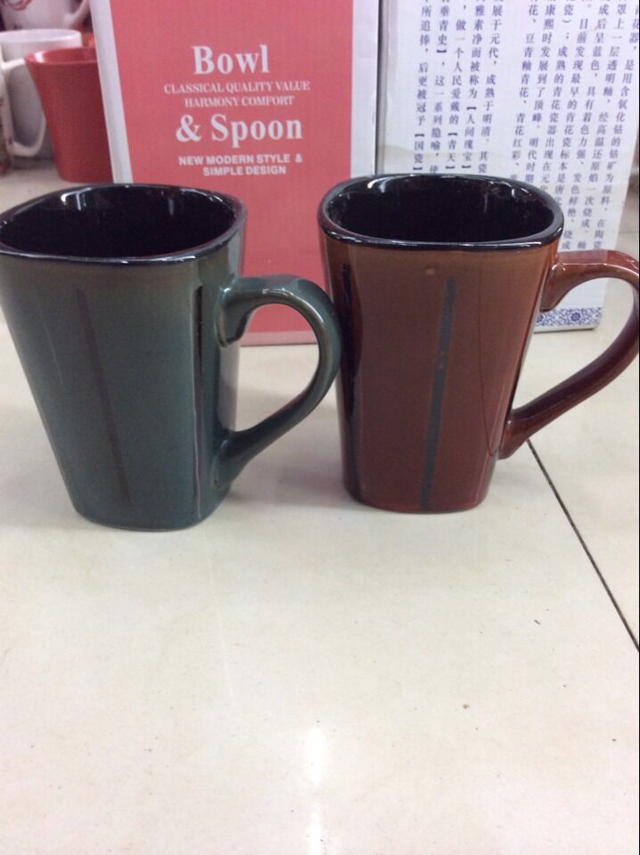 陶瓷杯厂家直销 牛奶杯 咖啡杯 爱心杯