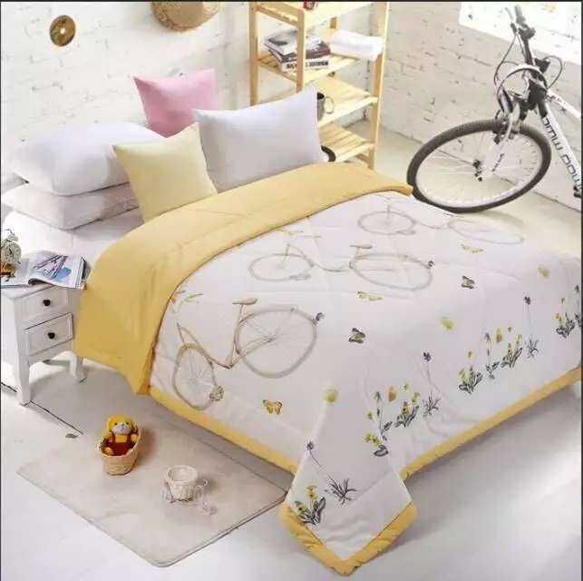 厂家直销夏被新款批发零售小可爱清新全棉夏被