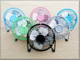 4 "Wrought iron fan usb360 fan Summer Battery small fan