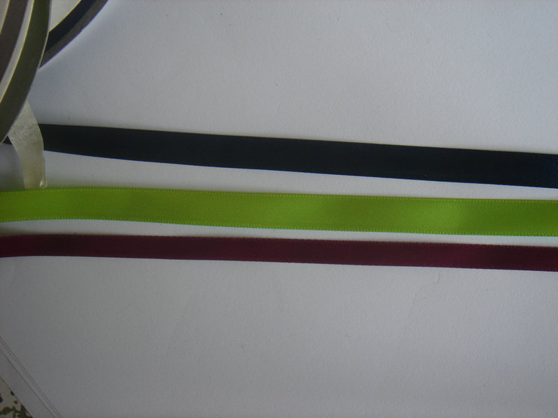 优质单面涤纶彩带 双面涤纶带绸带 四色印花带