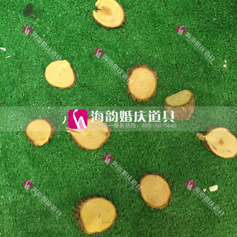Wedding supplies, artificial wood blocks and wood chips, decorative forest series small wood chips Application Scenario