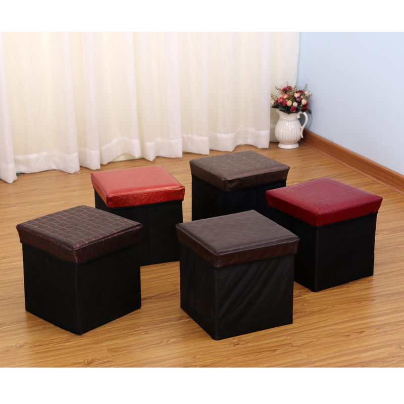 收纳凳高光方行收纳凳收纳盒可定做居家收纳盒收纳箱