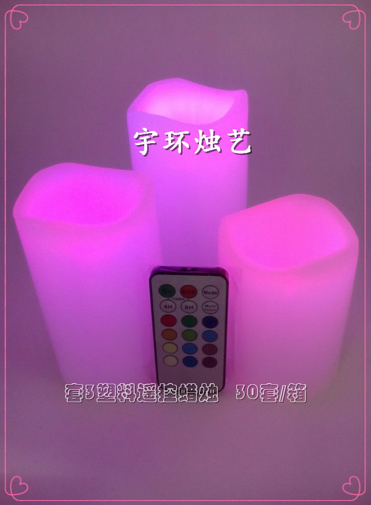 Remote-controlled electronic candles, romantic wedding table decoration props, timed candles, creative restaurant atmosphere display items Application Scenario