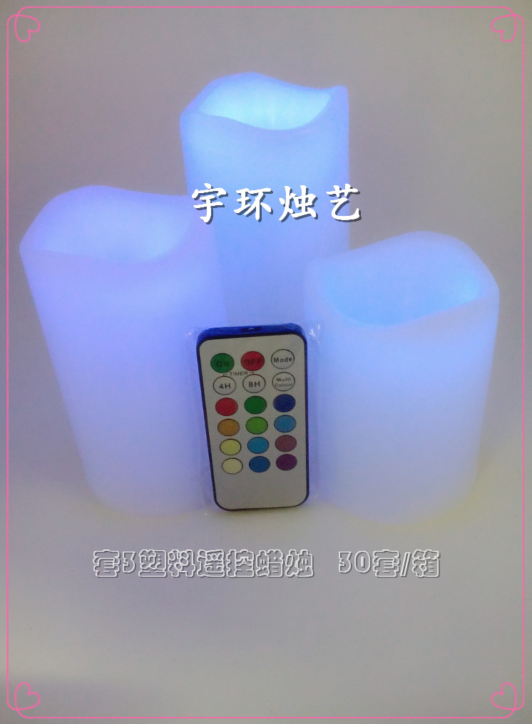 Remote-controlled electronic candles, romantic wedding table decoration props, timed candles, creative restaurant atmosphere display items Specification image