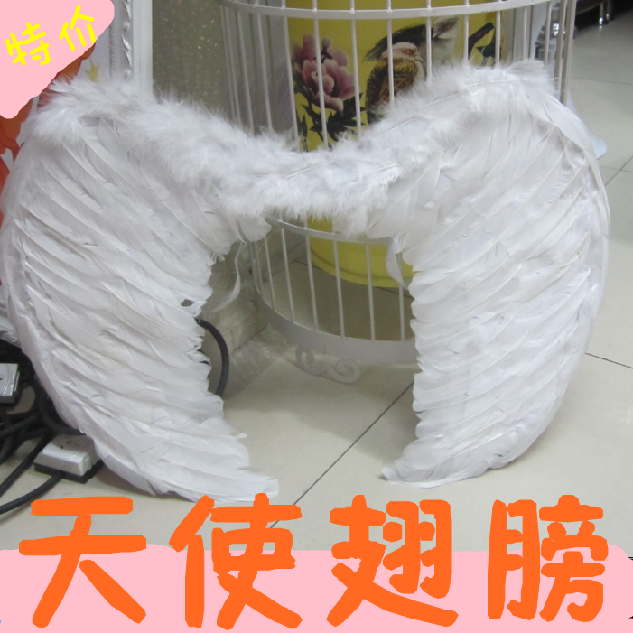 Angel Wings Wedding decoration: Both adults and children can use wedding props and wholesale wedding supplies