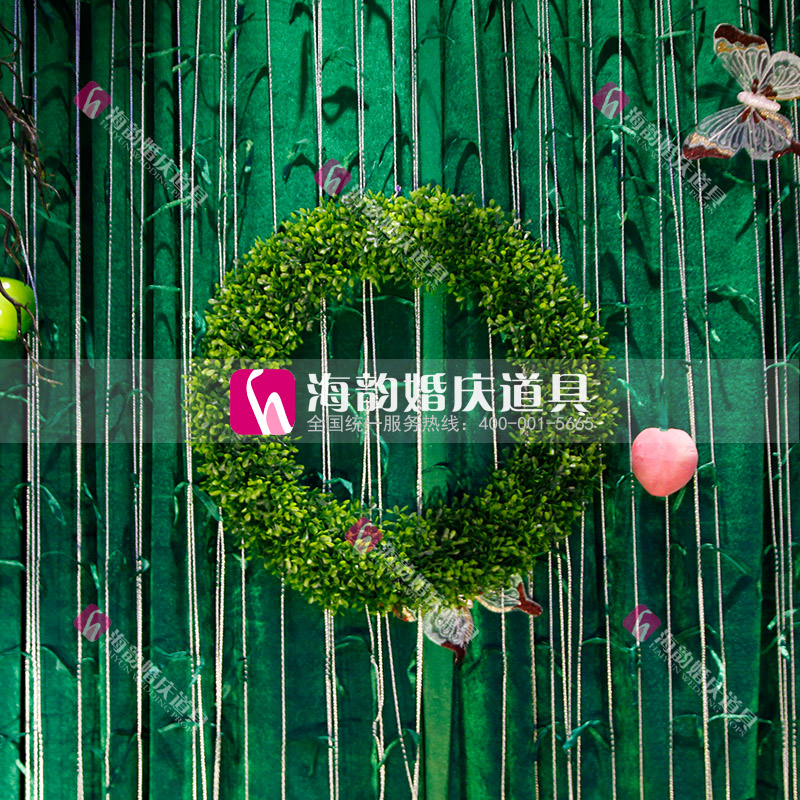 婚礼用品 摆件装饰 布置道具 森林系列 草圈