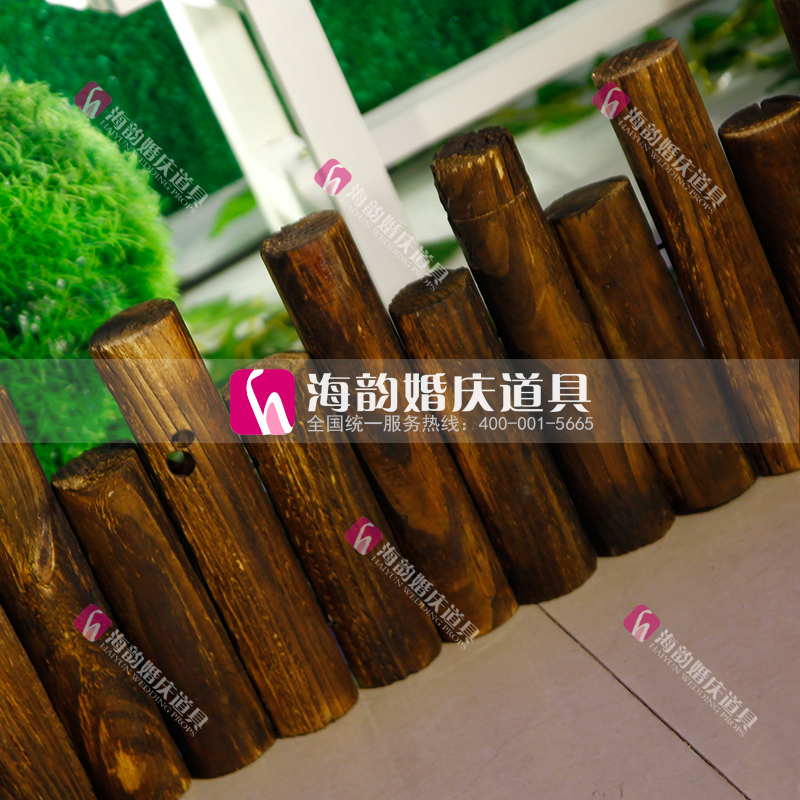 仿真木头 摆件装饰 布置道具 森林系列 木桩围栏