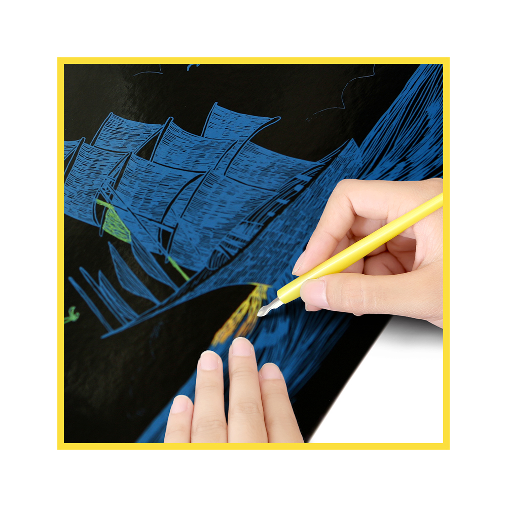 美术用品趣味纸工艺品刮刮卡玩具细节图