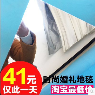 促销婚庆道具布置用品 婚礼舞台T台 镜面地板 镜面板产品图