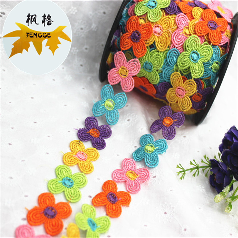 Factory direct sales of six-color flower lace DIY decorative accessories