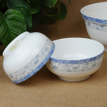 韩式骨瓷中式碗 高档釉中彩韩式碗 陶瓷碗批发