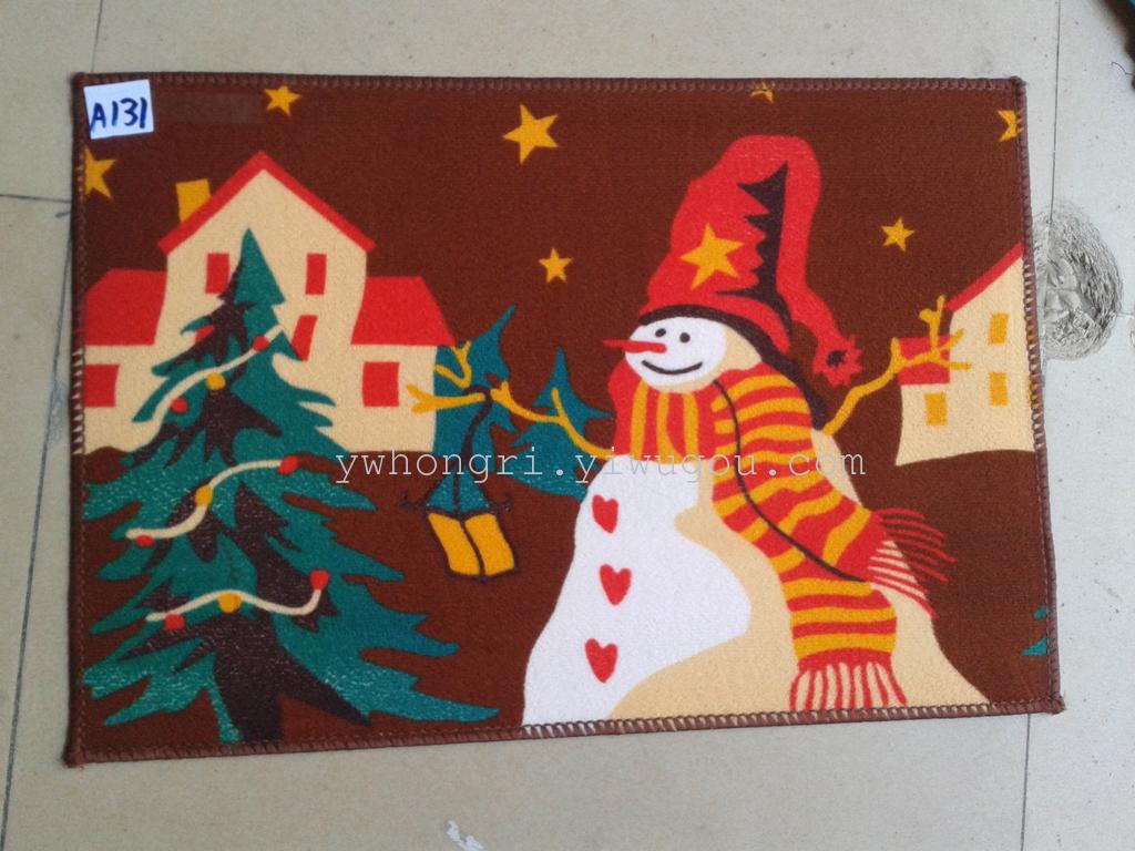 雅容居新款圣诞门口垫 防滑垫 厂家直销 花纹新样 防滑