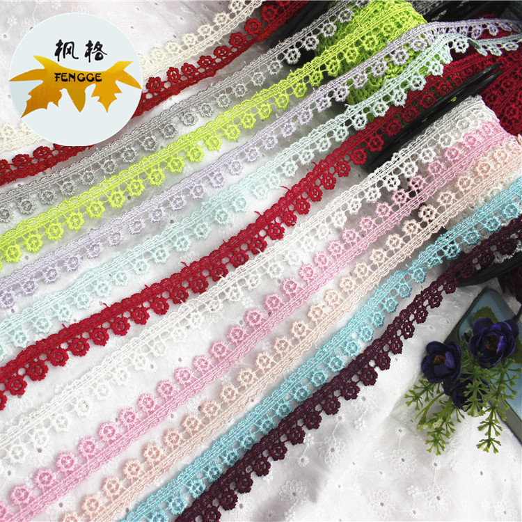 Direct sales from the manufacturer of refined water-soluble embroidered lace clothing accessories details Picture