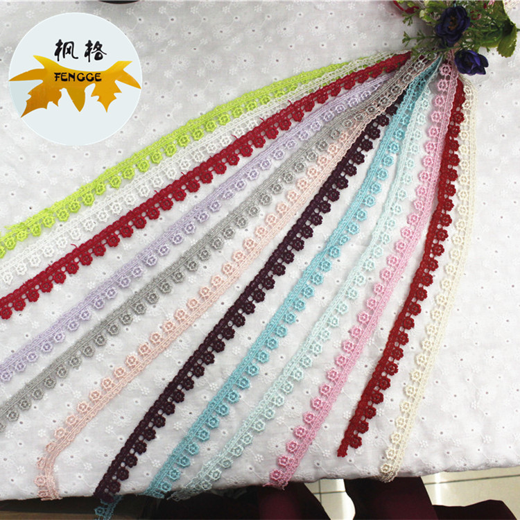Direct sales from the manufacturer of refined water-soluble embroidered lace clothing accessories Specification image