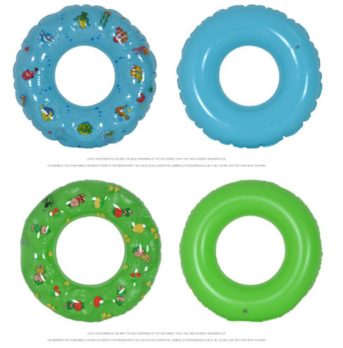 Double-layer crystal swimming rings, cartoon inflatable rings, water swimming rings and drifting swimming rings Application Scenario