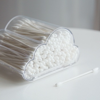 Creative Cloud cotton swab box transparent cotton pad