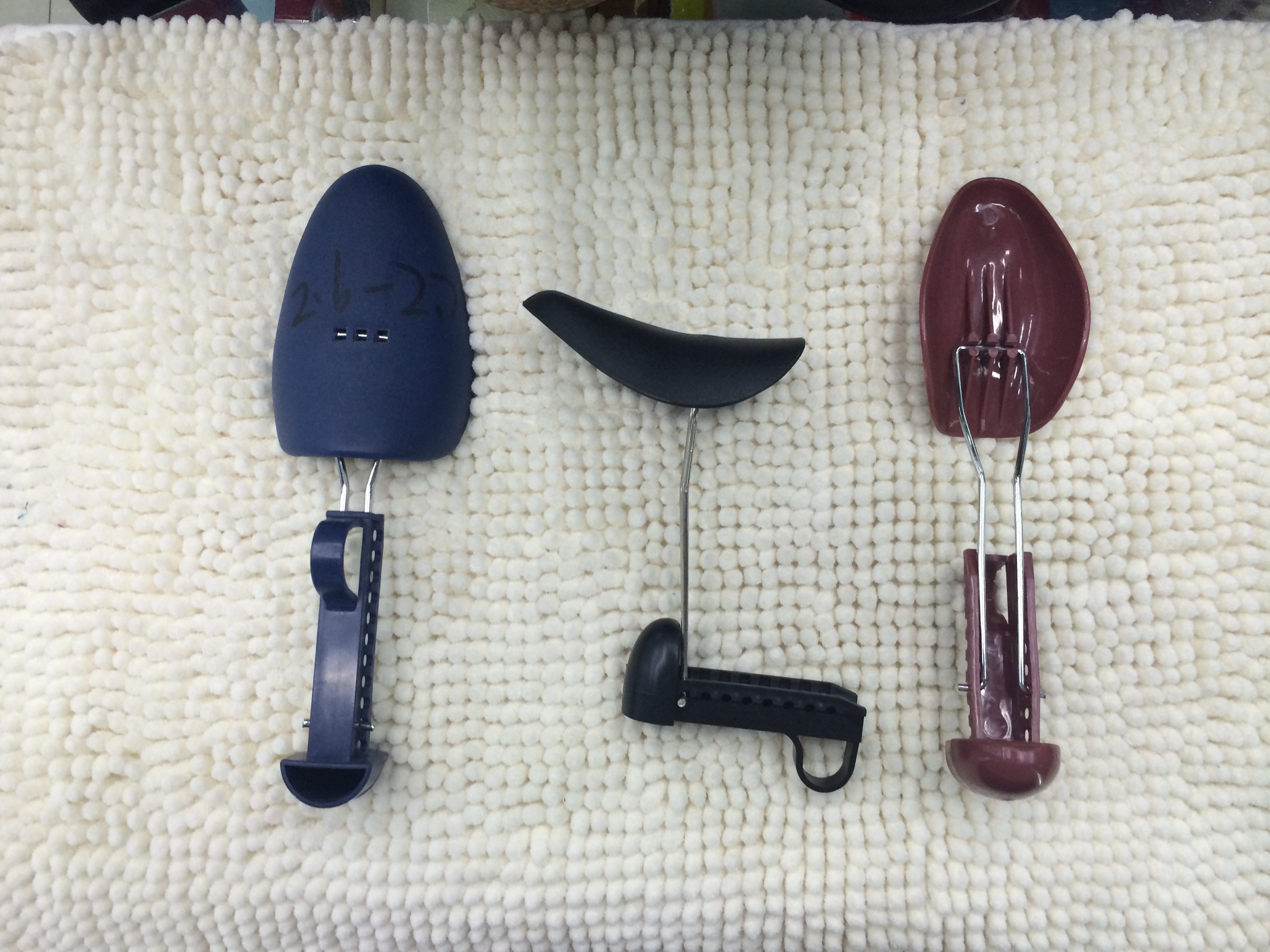 女士塑料弹簧多彩鞋撑自动调节鞋撑子靴撑