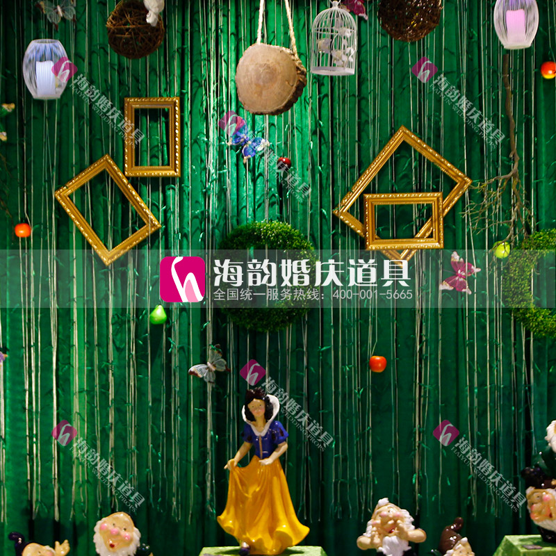 Haiyun wedding props, dry wood and artificial branch ornaments, forest series plastic dry branch road guide Application Scenario