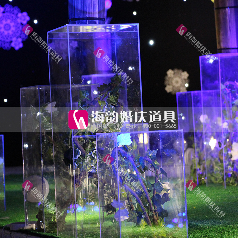促销海韵婚庆道具 婚礼布置用品 摆件 水晶路引 亚克力路引