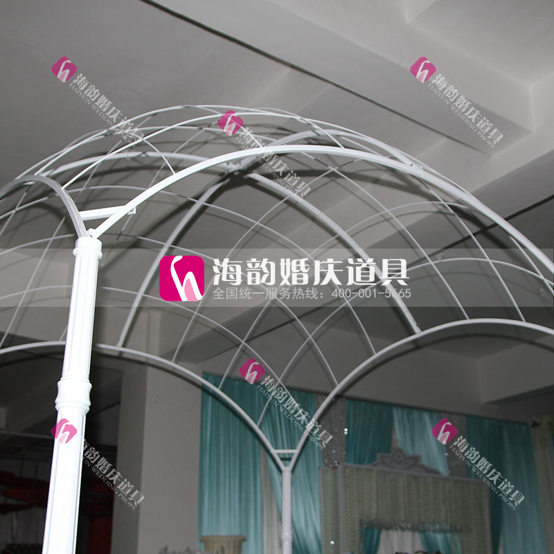 海韵婚庆道具 创意结婚装饰 公主亭 圆亭 亭子 铁艺宫亭