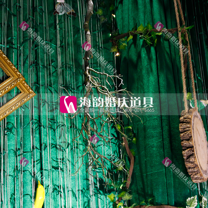 海韵婚庆道具 枯木假树枝摆件装饰 森林系列 塑料干树枝路引产品图
