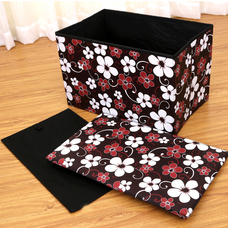 Storage Stool Fashion Rectangular Stool Storage Box Can Be Customized Home Storage Box Storage Box Specification drawing