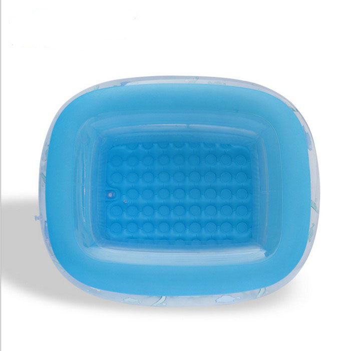 宝宝方形游泳桶婴幼儿童充气游泳池 超大号戏水池产品图