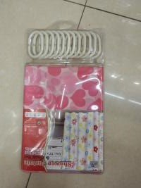PEVA3 silk-screen printed waterproof shower curtain details Picture