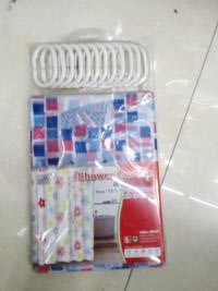 PEVA3 silk-screen printed waterproof shower curtain Specification image
