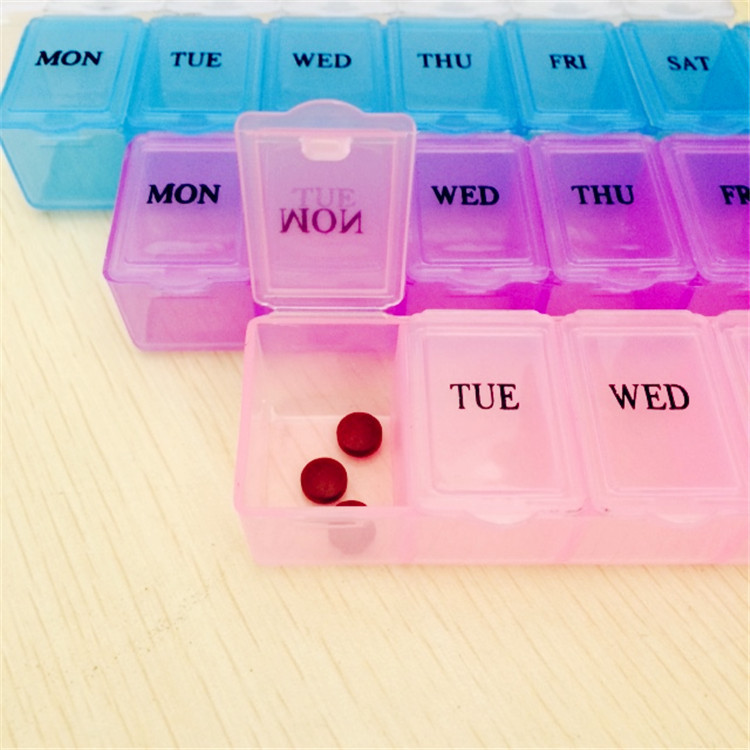 DIY jewelry classification transparent storage box, sewing box, fishing gear box, jewelry parts box, medicine box, Qiqiao box, 7 compartments details Picture