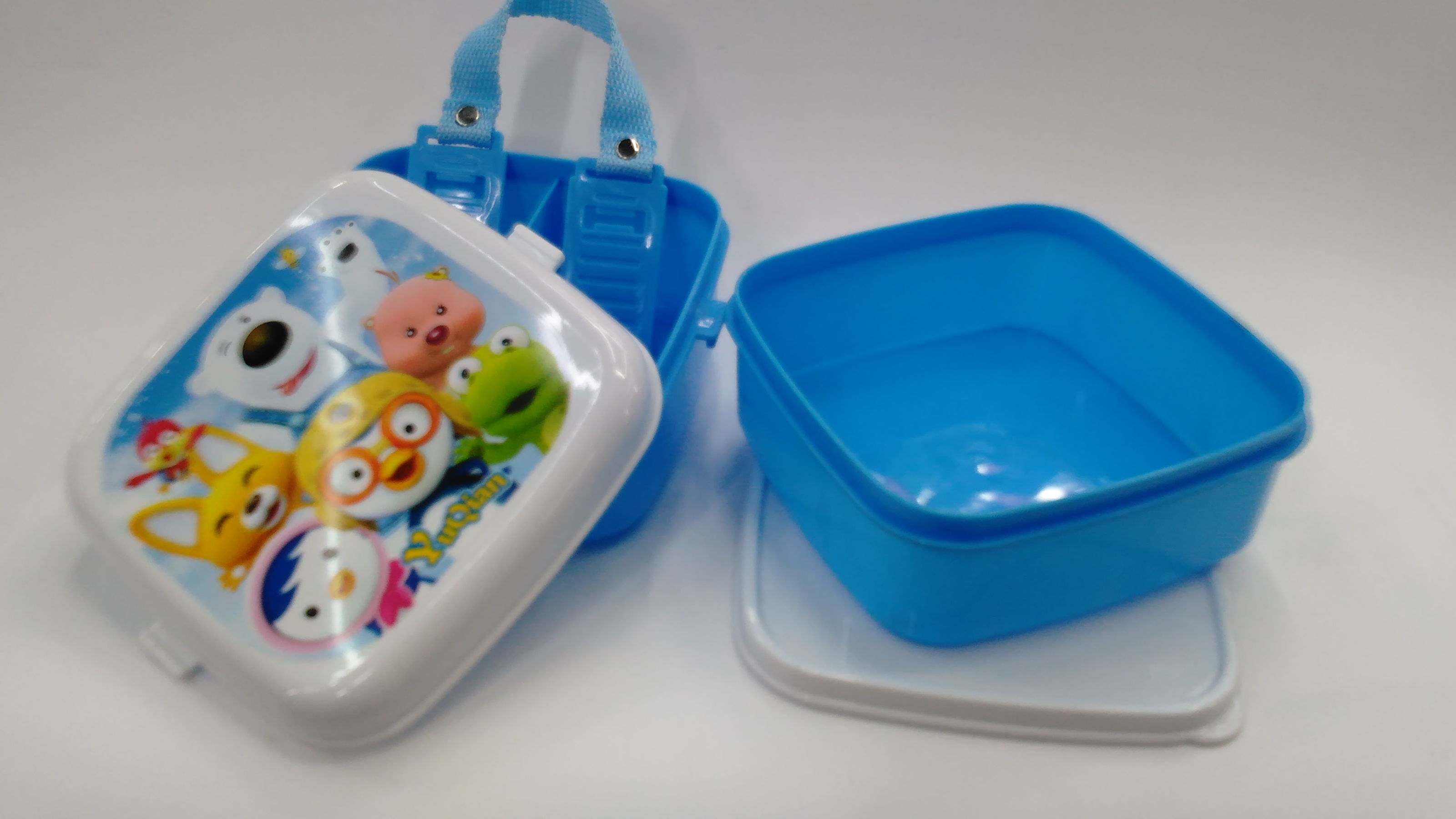 双层饭盒便当盒密封分格学生手提可爱塑料饭盒