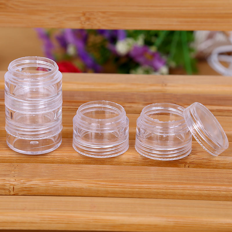 旅行便携化妆品塑料分装瓶乳液瓶套装膏霜瓶空瓶乳液分装盒5个装细节图