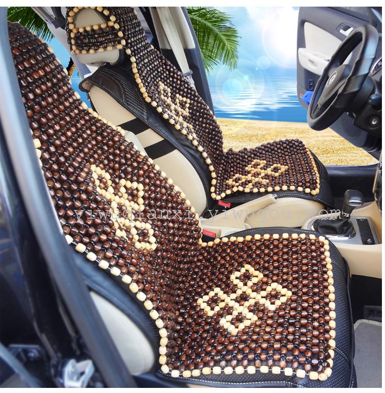 Wooden bead car seat cushion, pure handcrafted wooden bead seat Application Scenario
