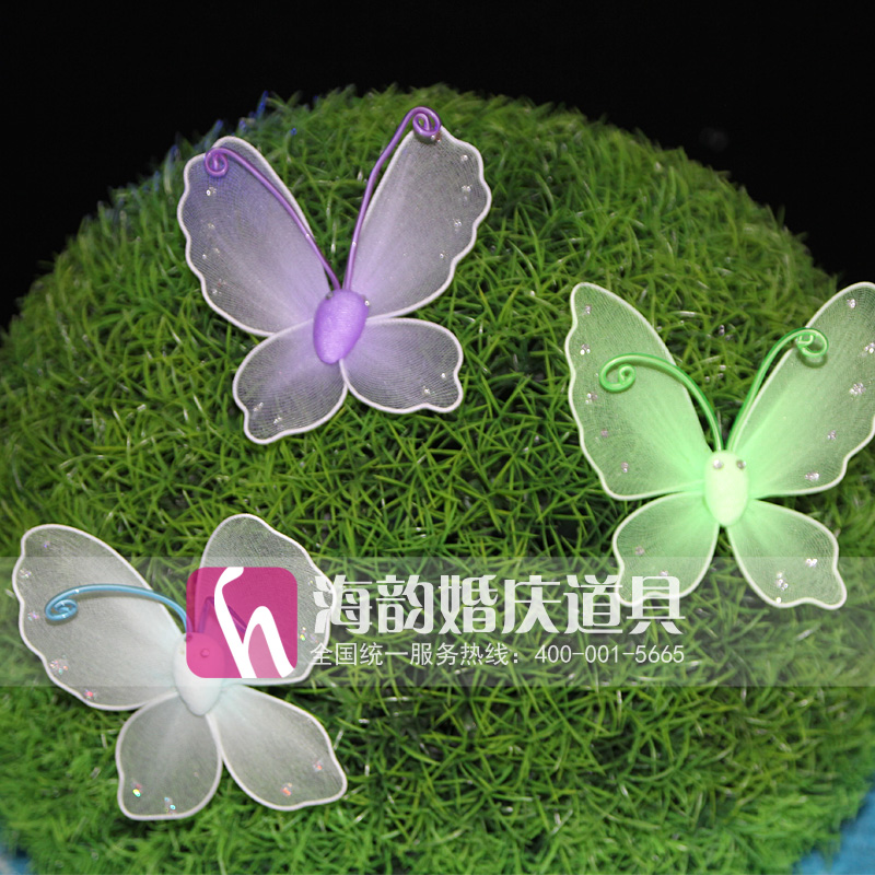 Haiyun Wedding Props 2014 New Style Decorative Item Silk Screen butterfly