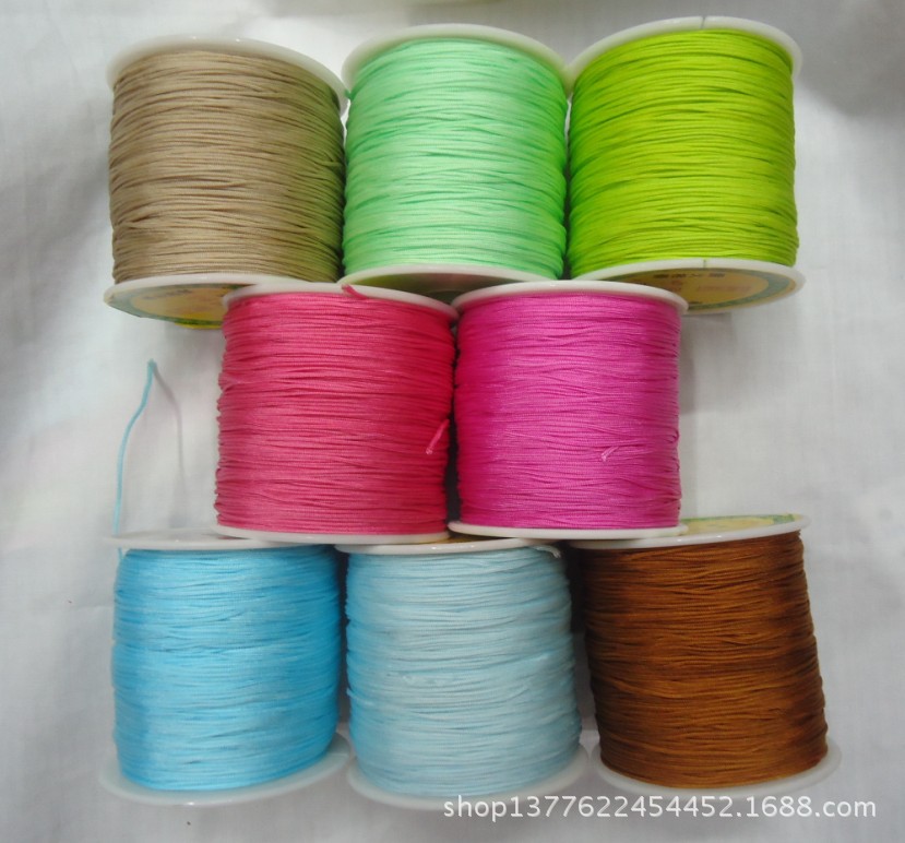 Cuerda de nylon de 0.8mm taiwán seongpay marca 72# jade line seung new China knot line Application Scenario