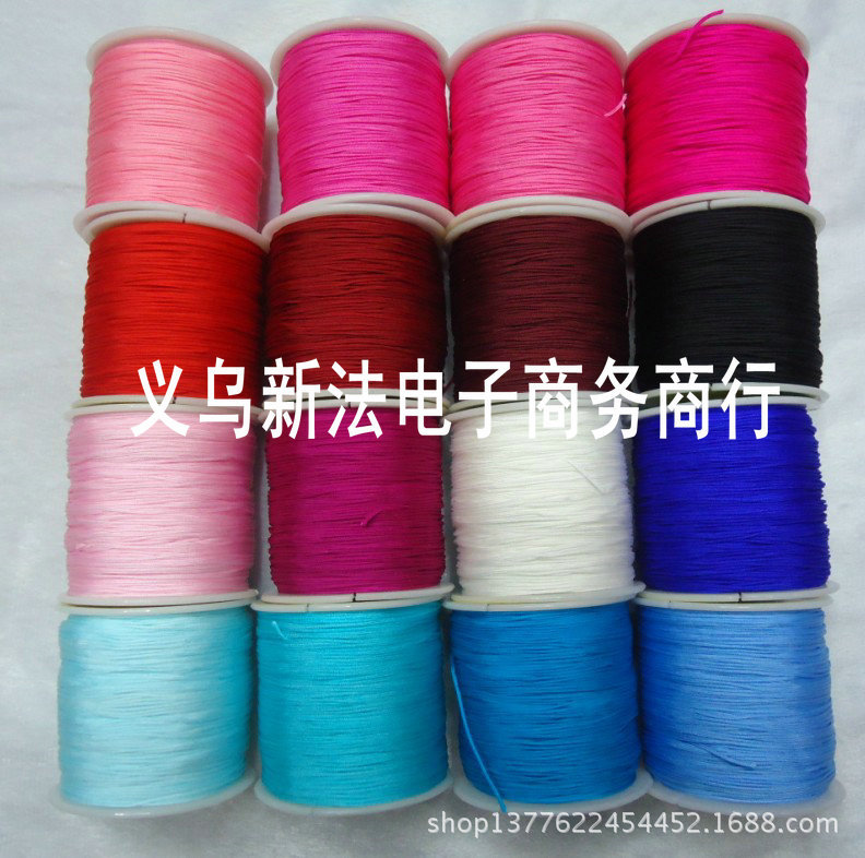 Cuerda de nylon de 0.8mm taiwán seongpay marca 72# jade line seung new China knot line Specification image