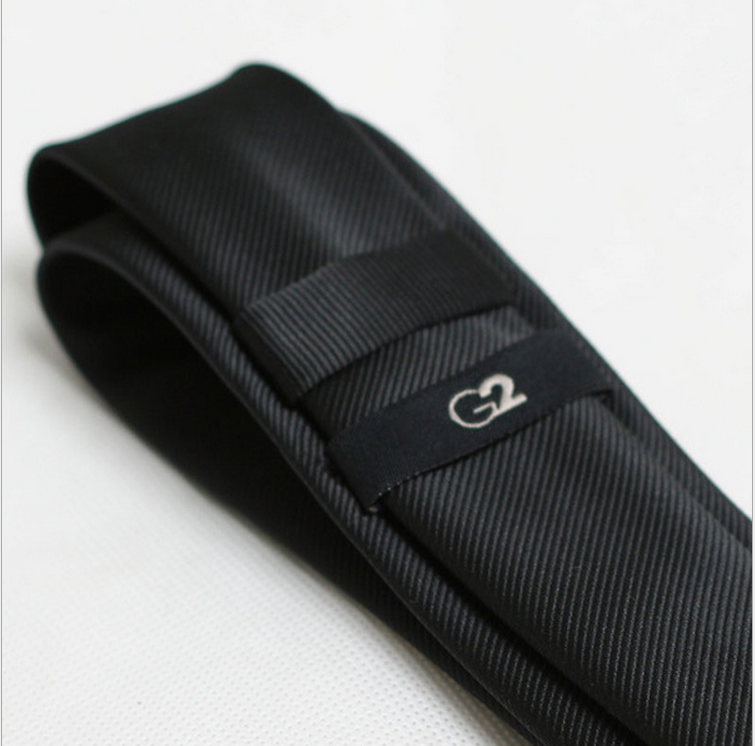 New style of business Korean-style British wedding gift for men's ties with dark diagonal stripes details Picture