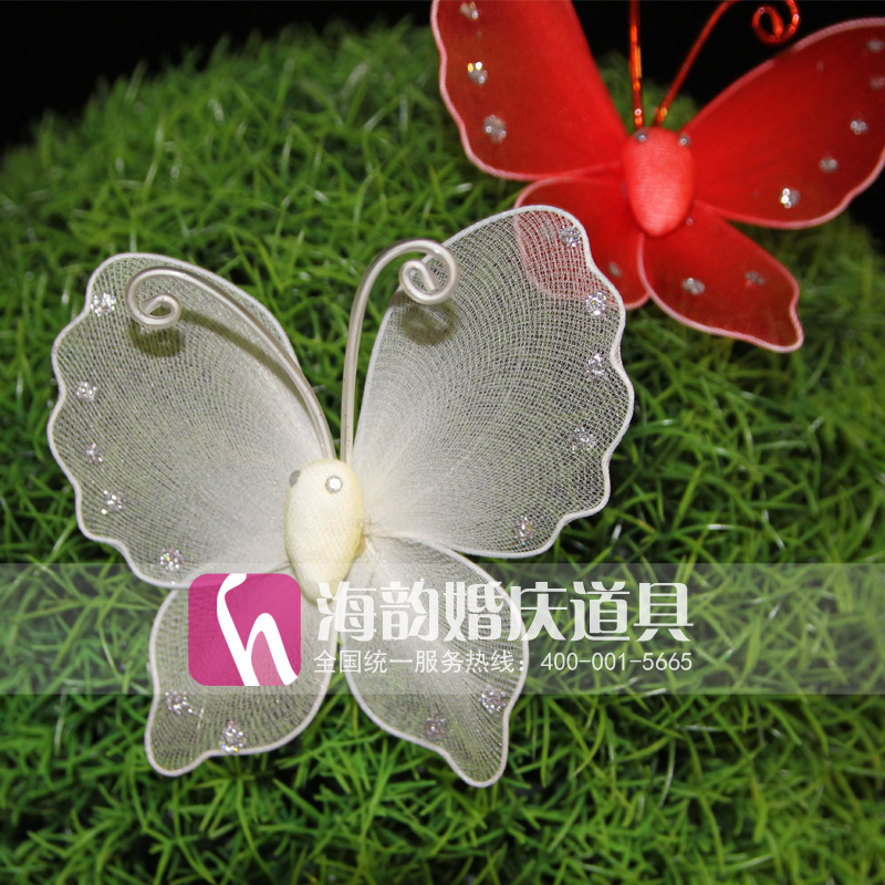 Haiyun Wedding Props 2014 New Style Decorative Item Silk Screen butterfly details Picture
