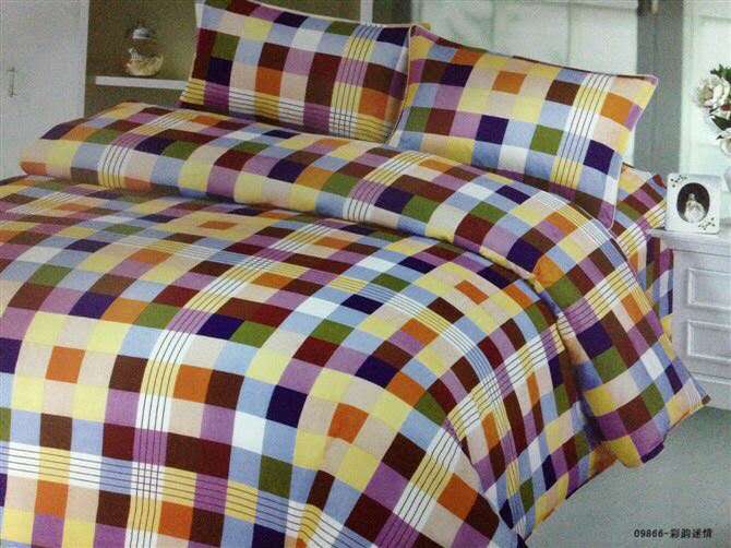 4-piece set, bedding, manufacturer, twill simple, brushed, very cheap, peach skin fleece details Picture