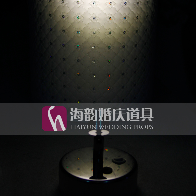 Wedding venue supplies, wedding supplies, stage lighting, LED rechargeable stainless steel small spotlights details Picture