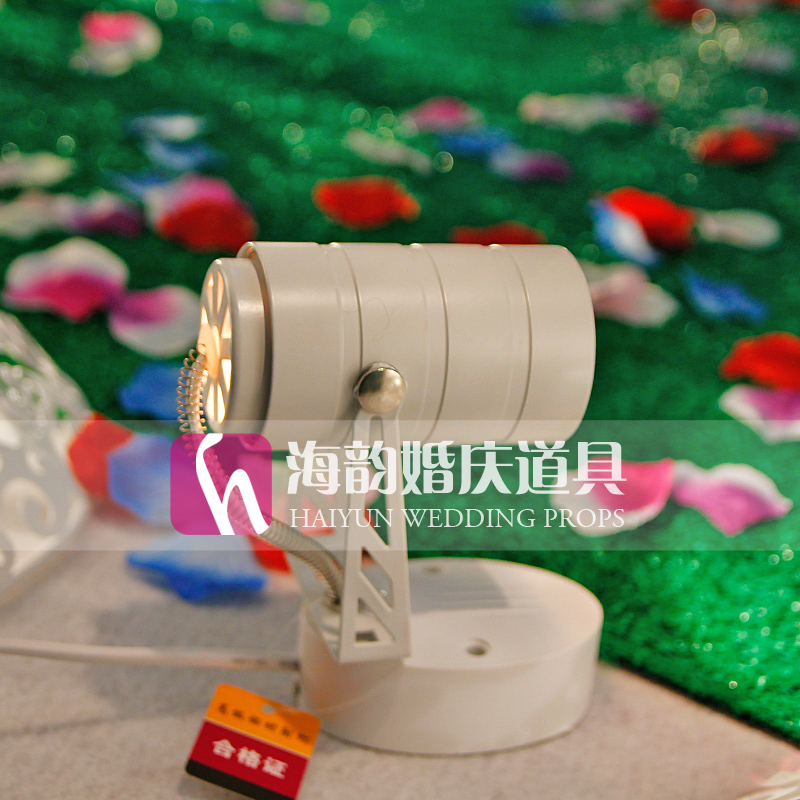 义乌海韵婚庆场地用品婚庆用品 舞台灯光 LED3瓦 小射灯产品图
