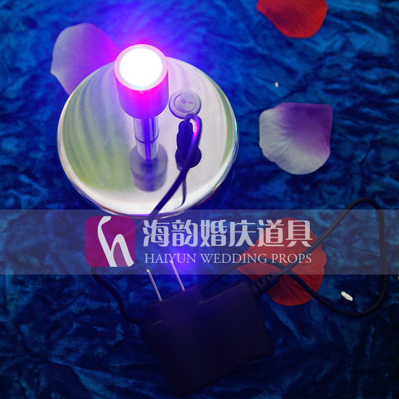 Wedding venue supplies, wedding supplies, stage lighting, LED rechargeable stainless steel small spotlights Specification image