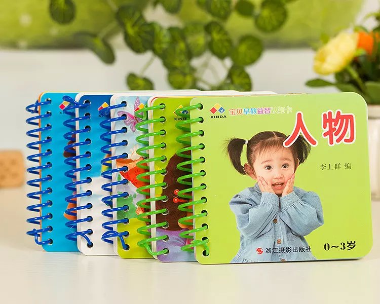 XINDA早教书 撕不破 圈圈书 识字卡 识图看字 20款